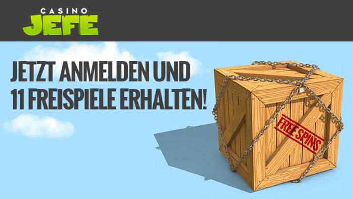 Casino Jefe – Neukunden erhalten hier 11 Freispiele kostenlos!
