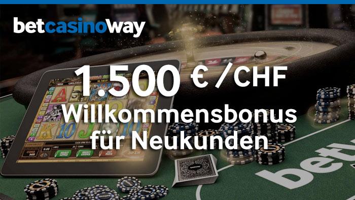Betway schenkt neuen Spielern jetzt bis zu 1.500 € / CHF!