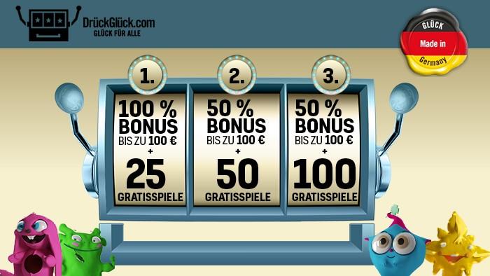 DrückGlück: Einfach, simpel, top! Das Casino für begeisterte Spieler!