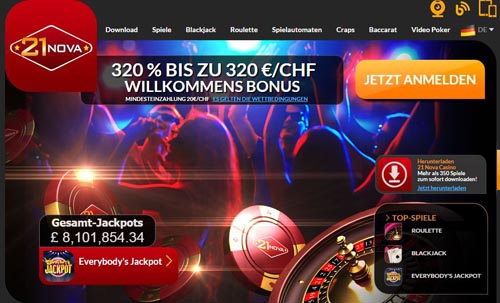 Entdecken Sie die exklusiven Bonusangebote im 21 Nova Casino!