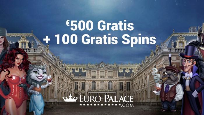 Heute den 500€ Bonus von Euro Palace sichern!