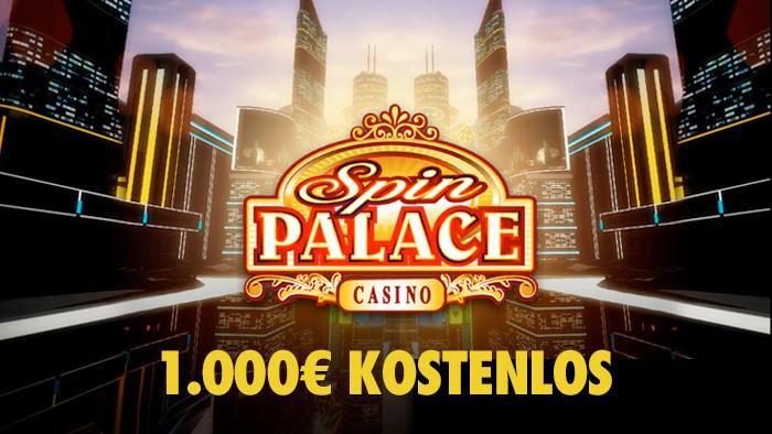 Sichern Sie sich jetzt 1000 €/CHF Bonus bei Spin Palace!