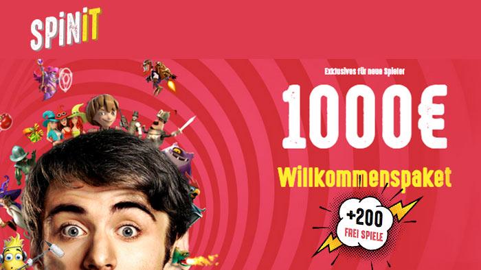 Spinit Casino - erstmalig registrieren und tollen Bonus erhalten!