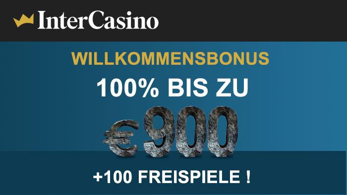 InterCasino Willkommensangebot
