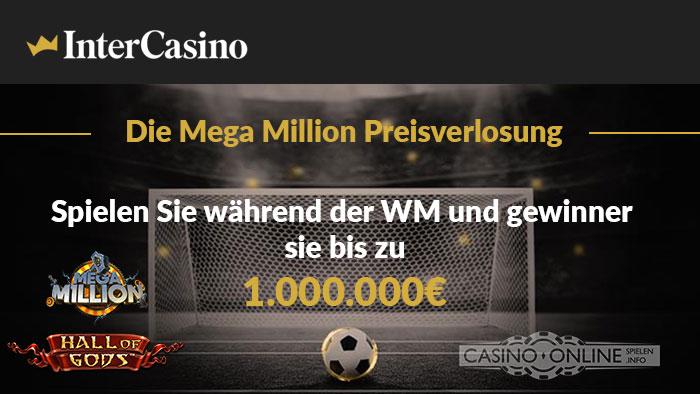 Mega Million Preisverlosung InterCasino WM
