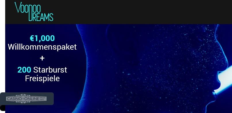 Voodoodreams Willkommensbonus