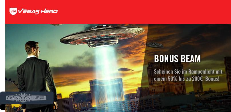 Bonus Beam im Vegas Hero Casino