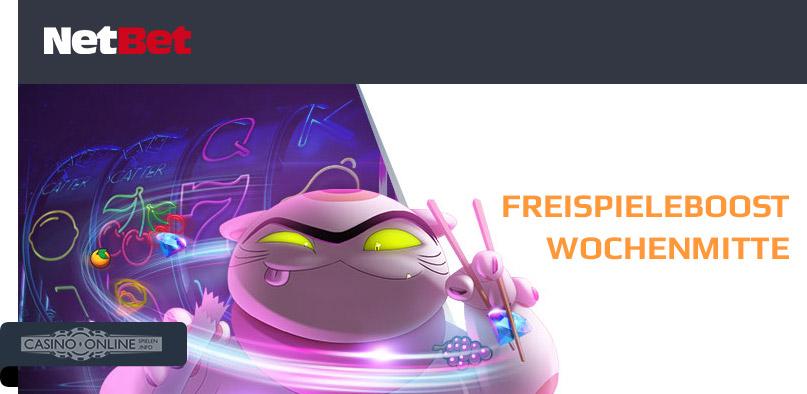 NetBet Freispielboost Wochenmitte