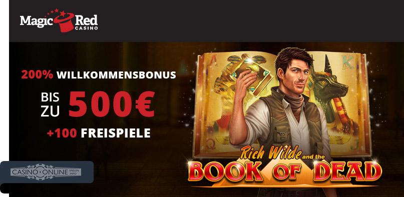 Exklusiver Willkommensbonus bei Magic Red